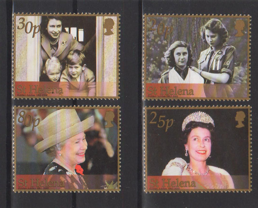 St. Helena 2002 Reign of Queen Elizabeth II, 50th Anniversary c.v. 7.50$ - (TIP A)