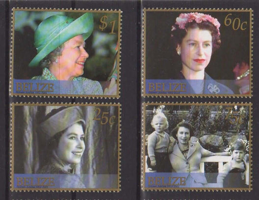 Belize 2002 Reign of Queen Elizabeth II, 50th Anniversary c.v. 4.00$ - (TIP A) in Stamps Mall