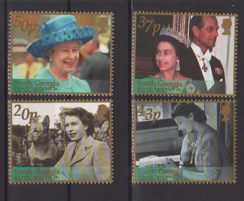 South Georgia 2002 Reign of Queen Elizabeth II, 50th Anniversary c.v. 12.00$ - (TIP A)