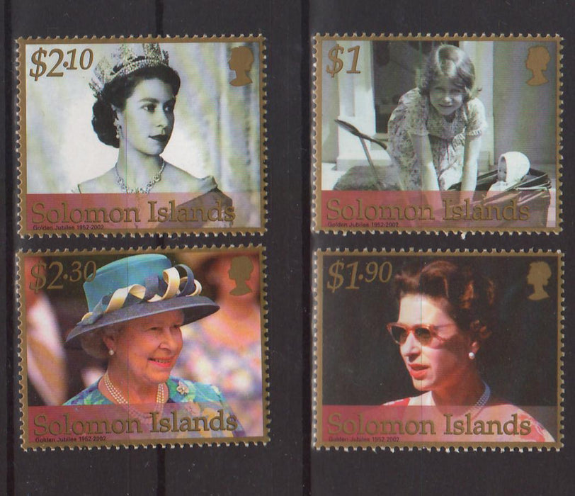 Solomon Islands 2002 Reign of Queen Elizabeth II, 50th Anniversary c.v. 6.00$ - (TIP A)