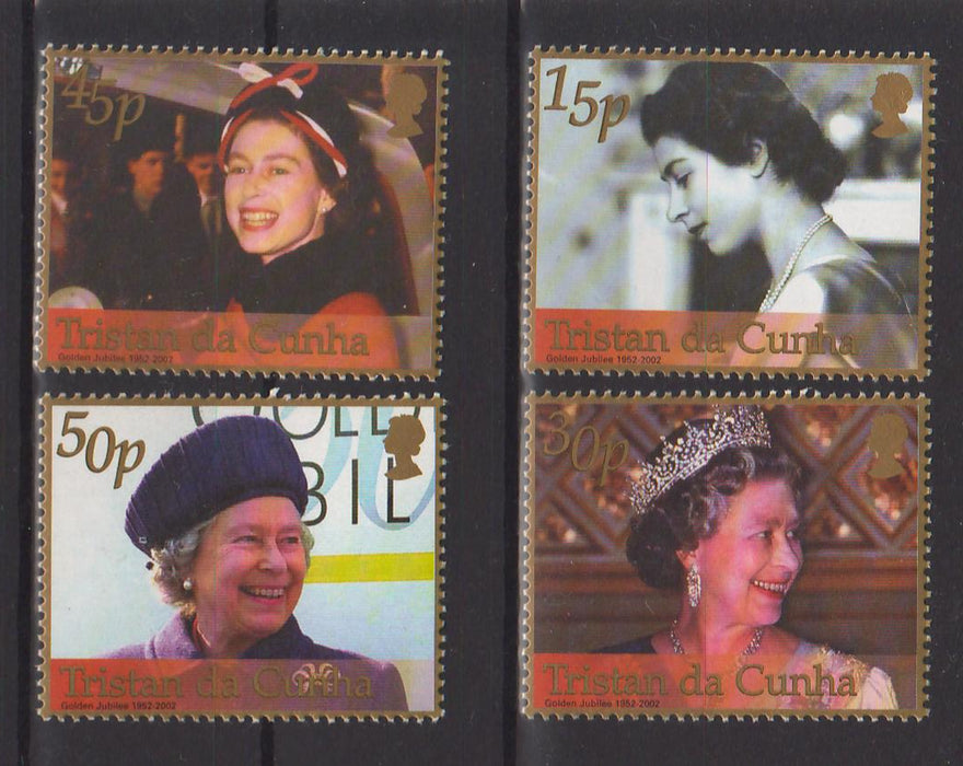 Tristan da Cunha 2002 Reign of Queen Elizabeth II, 50th Anniversary c.v. 10.50$ - (TIP A)
