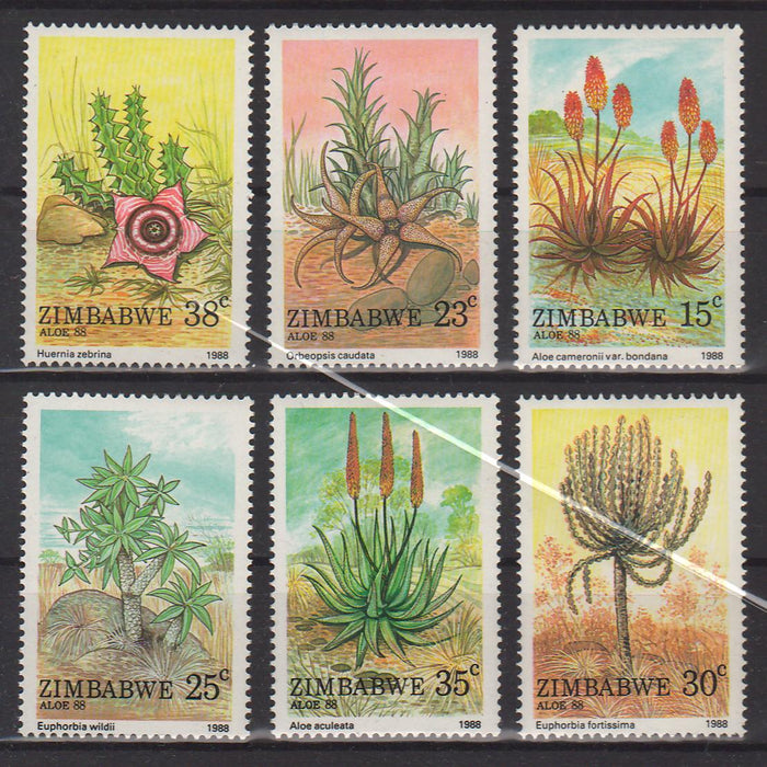 Zimbabwe, 1988 Aloes and Succulants c.v. 4.70$ - (TIP A)