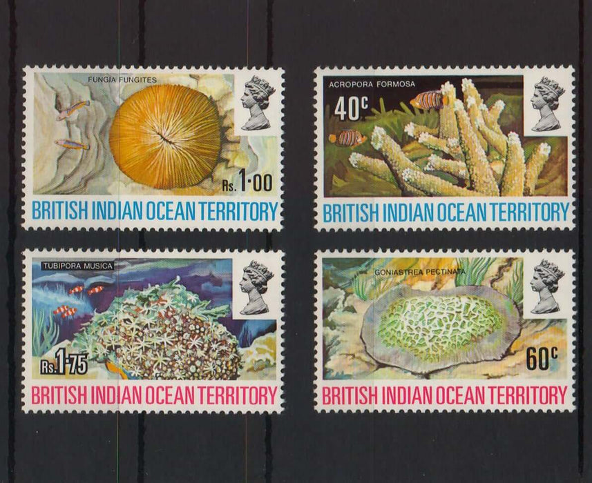 British Indian Ocean Territory 1972 Corals c.v. 18.00$ - (TIP A) in Stamps Mall