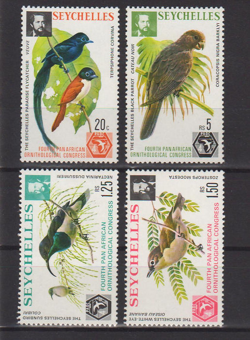 Seychelles 1976 4th Pan-African Ornithological Congres c.v. 8.00$ - (TIP A)