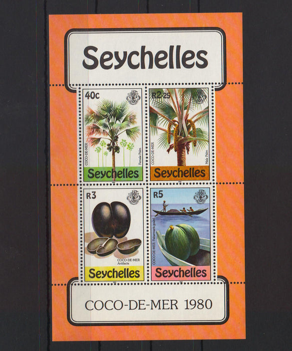 Seychelles 1980 Trees souvenir sheet cv. 3.50$ - (TIP A)