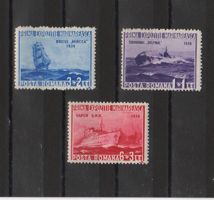 Romania 1936 Prima expozitie marinareasca (TIP C)