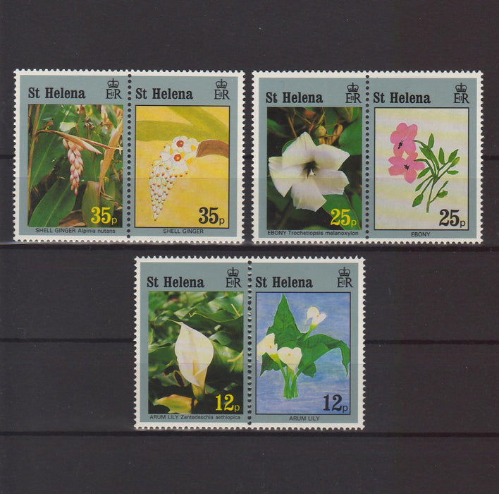 St. Helena 1994 Flowers cv. 7.50$ - (TIP A)
