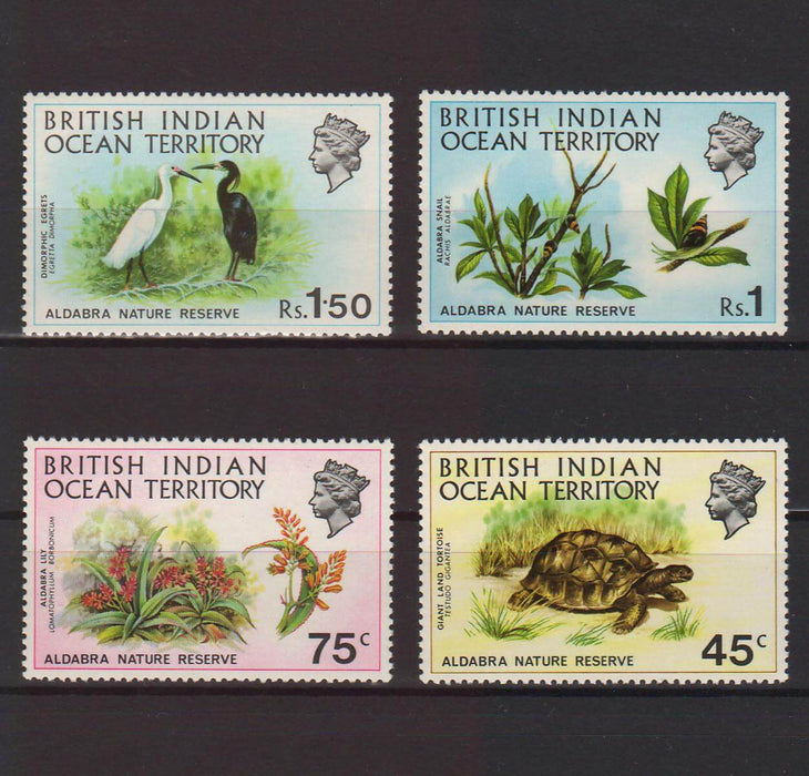 British Indian Territory 1971 Aldabra Nature Reserve cv. 24.50$ - (TIP A) in Stamps Mall