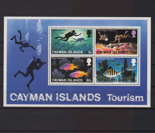 Cayman Islands 1997 Divers souvenir sheet cv. 4.00$ - (TIP A) in Stamps Mall