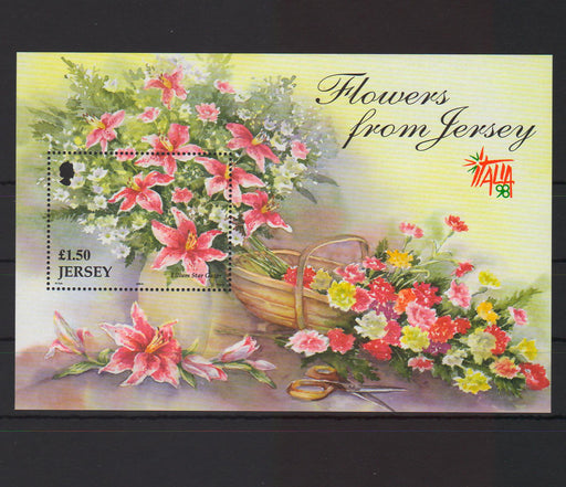 Jersey 1998  Autumn Flowers cv. 6.00$ - (TIP A) in Stamps Mall