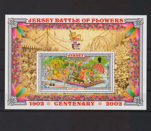 Jersey 2002 Battle of Flowers cv. 8.00$ - (TIP A) in Stamps Mall