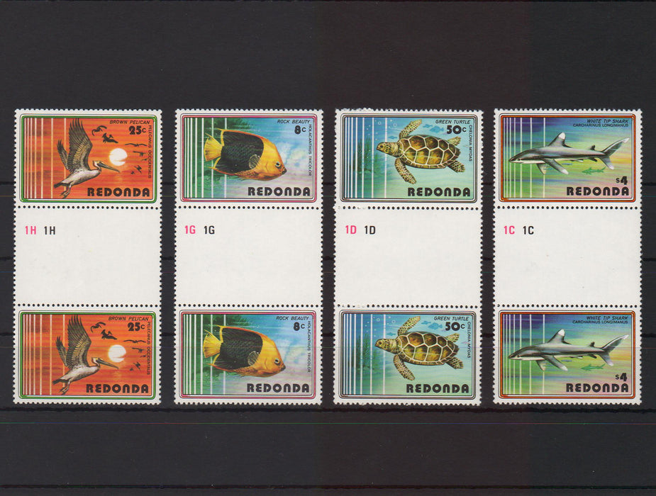 Redonda 1980 Wildlife pairs - (TIP A) in Stamps Mall