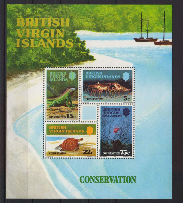 British Virgin Islands 1979 Conservation Nature cv. 4.50$ - (TIP A) in Stamps Mall