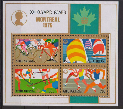 Aitutaki 1976 Sports Montreal Olympic Games c.v. 3.50$ - (TIP A) in Stamps Mall