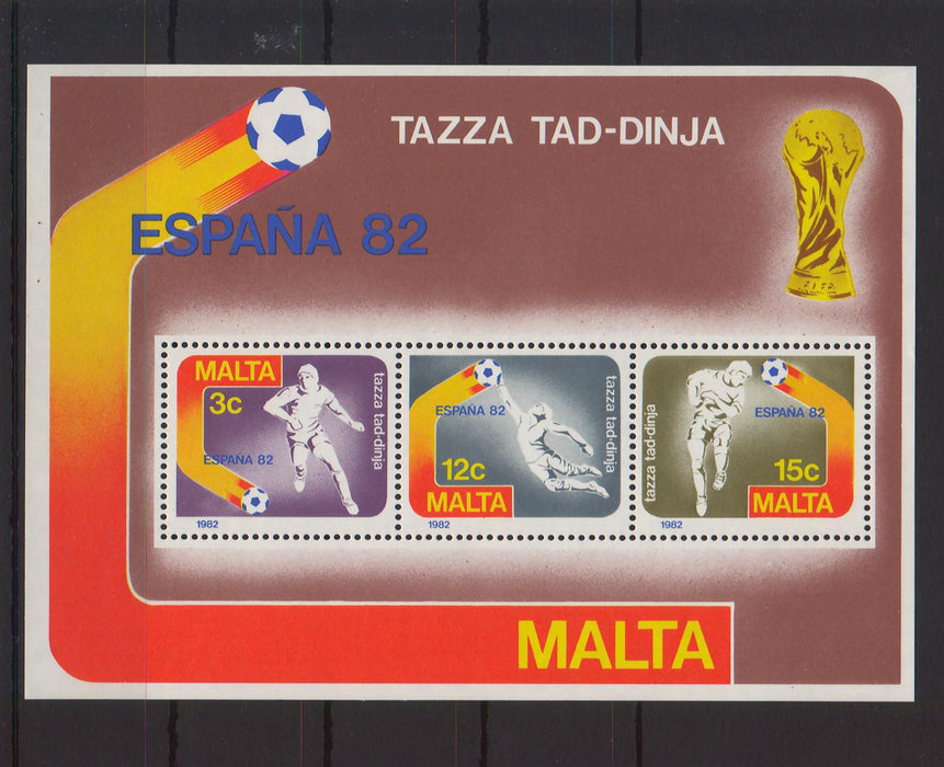 Malta 1982 Sports Soccer World Cup c.v. 5.00$ - (TIP A) in Stamps Mall