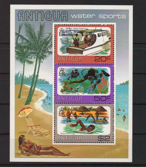 Antigua 1976 Water Sports c.v. 2.75$ - (TIP A) in Stamps Mall