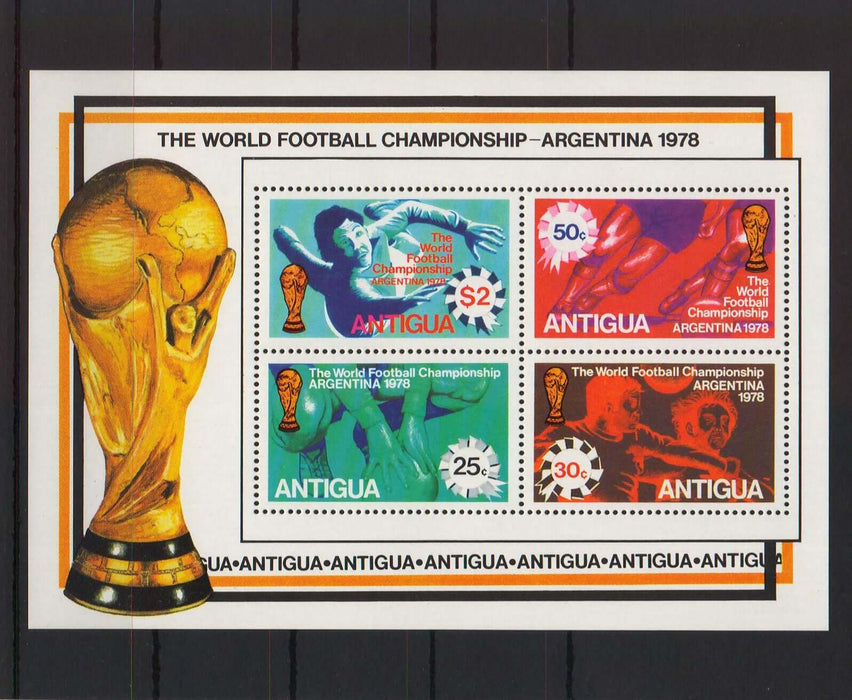 Antigua 1978 Sports Soccer World Cup c.v. 4.50$ - (TIP A) in Stamps Mall
