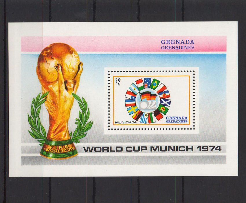 Grenada Grenadines 1974 Sports World Cup Soccer c.v. 2.00$ - (TIP A) in Stamps Mall