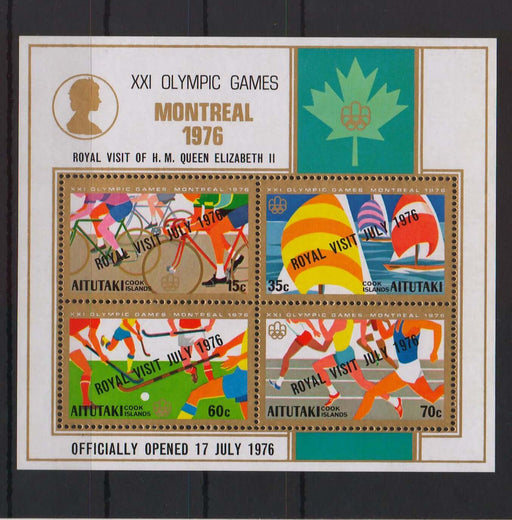 Aitutaki 1976 Sports Olympic Games Montreal c.v. 3.00$ - (TIP A) in Stamps Mall