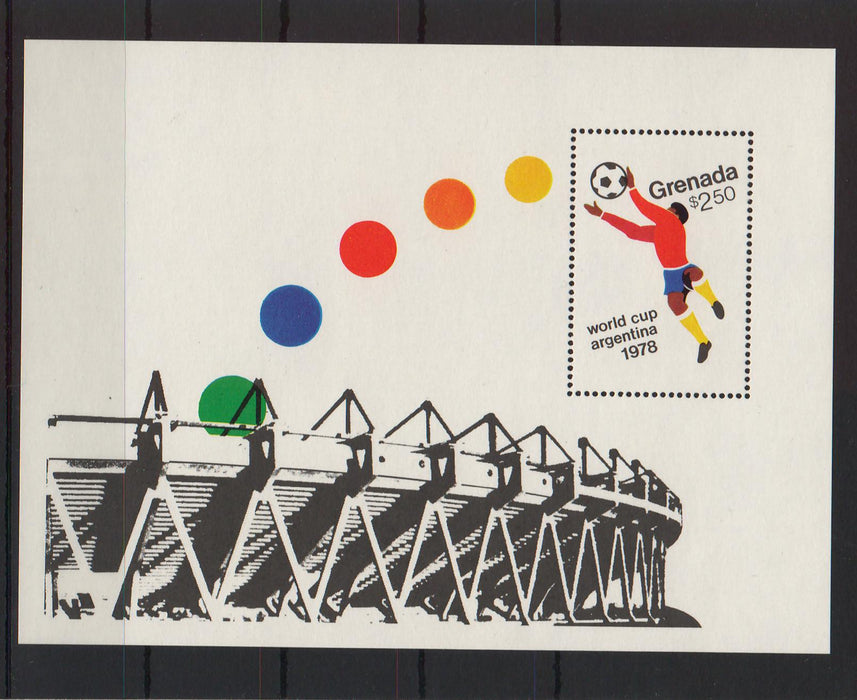Grenada 1978 Sports Soccer World Cup Argentina cv. 1.75$ - (TIP A) in Stamps Mall