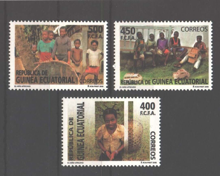 Equatorial Guinea 2008 African Children c.v. 6.50$ - (TIP A)