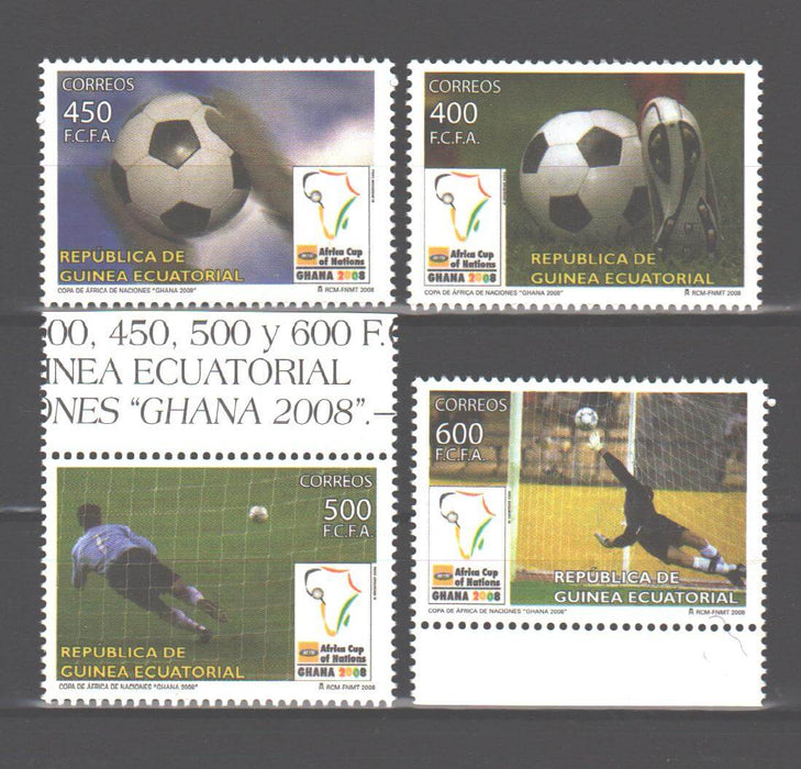 Equatorial Guinea 2008 Sport African Cup of Nation Soccer c.v. 9.25$ - (TIP A)