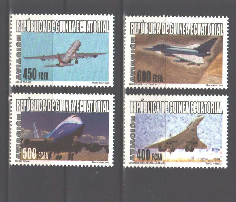 Equatorial Guinea 2004 Airplanes c.v. 8.50$ - (TIP A)