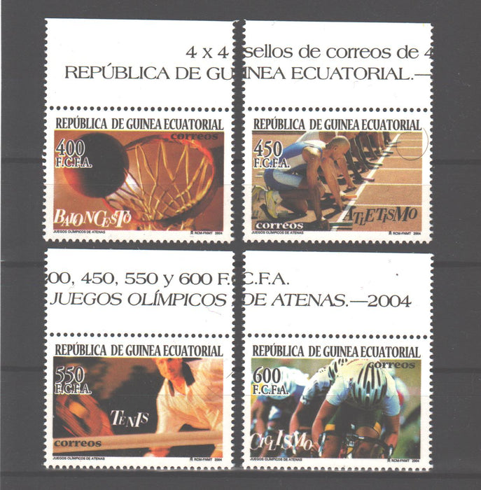 Equatorial Guinea 2004 Sport Summer Olympics Athens c.v. 8.25$ - (TIP A)