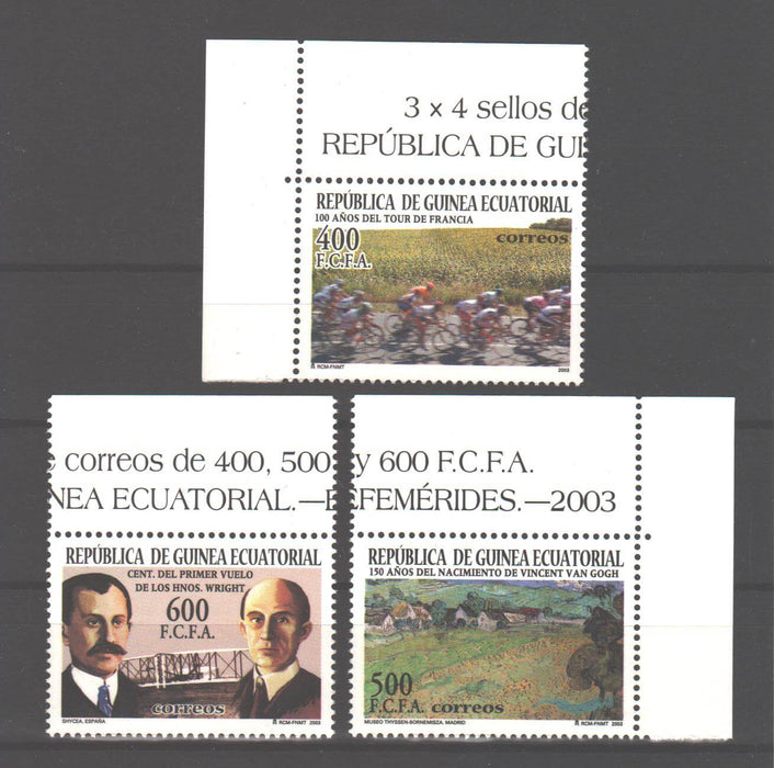 Equatorial Guinea 2003 Anniversaries and Events c.v. 8.25$ - (TIP A)