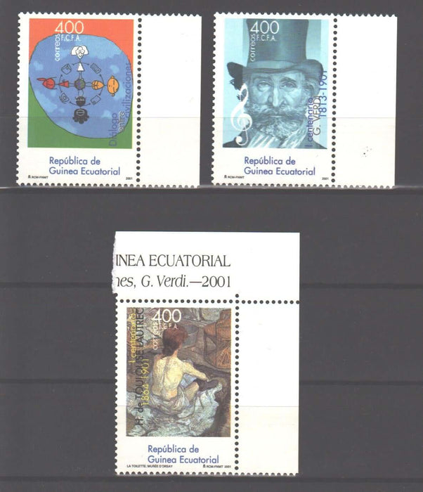 Equatorial Guinea 2001 Anniversaries and Events c.v. 6.50$ - (TIP A)