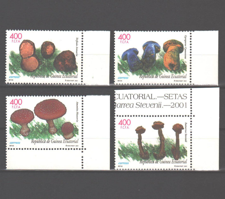 Equatorial Guinea 2001 Flora Mushrooms c.v. 11.00$ - (TIP A)