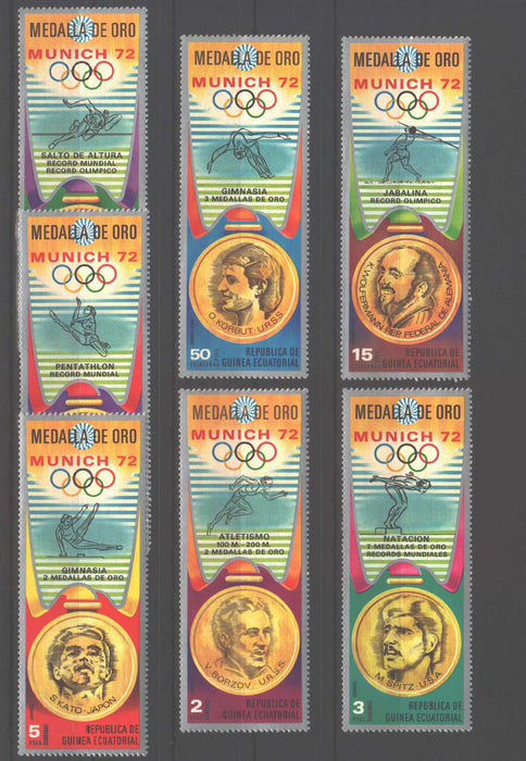 Equatorial Guinea 1972 Olympic Medal Munich (TIP A)