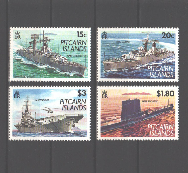 Pitcairn Islands 1993 Royal Naval Vessels cv. 19.30$ (TIP A)