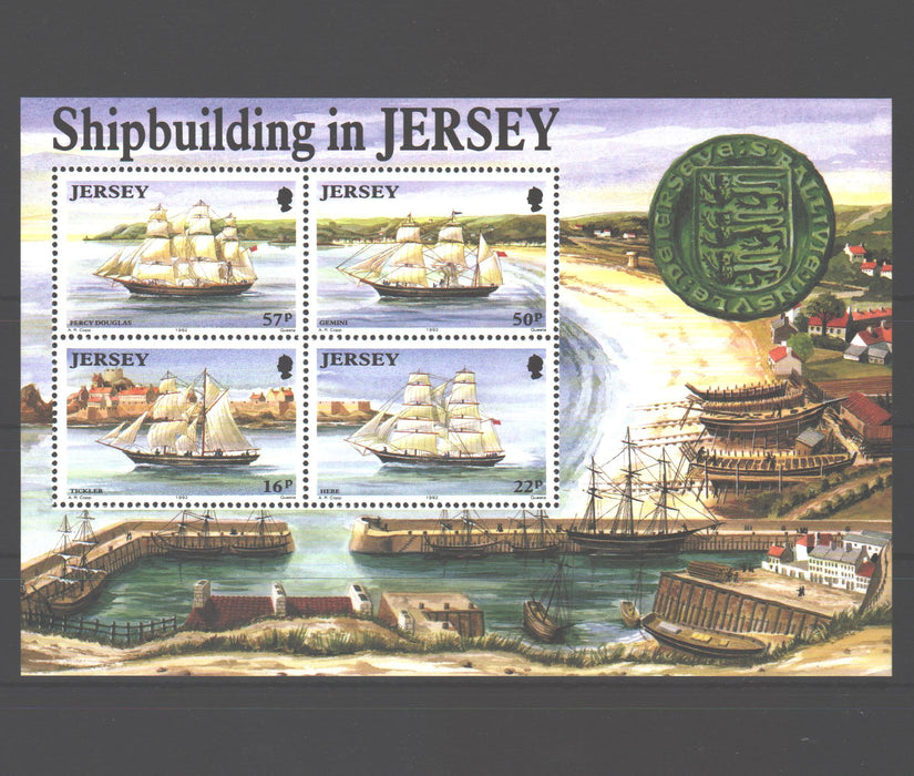 Jersey 1992 Built Sailing Ships cv. 5.25$ (TIP A)