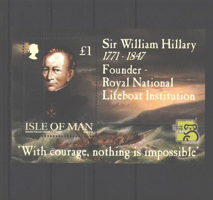 Isle of Man 1999 Lifeboat Institution 175th Anniversary cv. 4.00$ (TIP A)