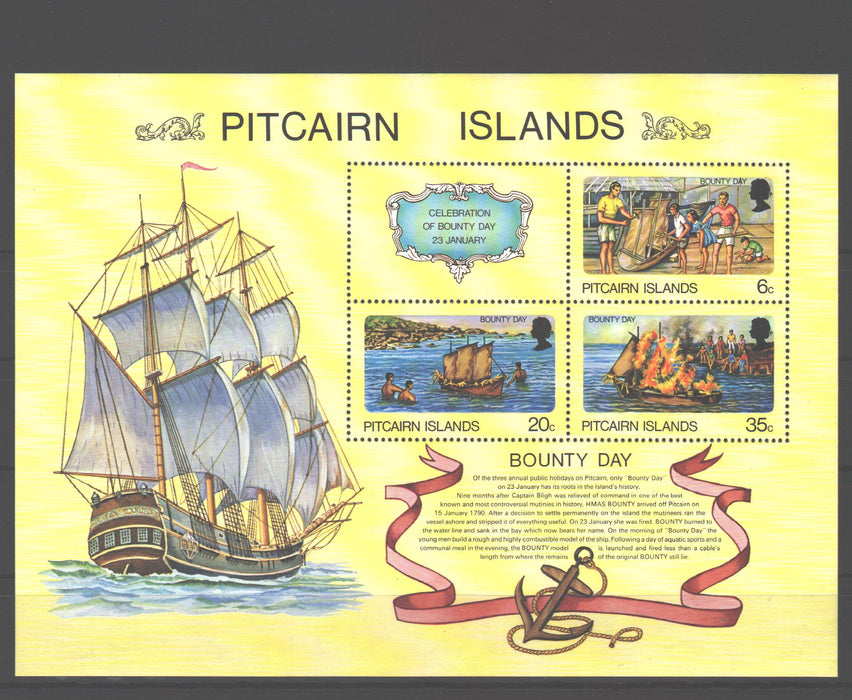 Pitcairn Island 1978 Bounty Day cv. 9.00$ (TIP A)