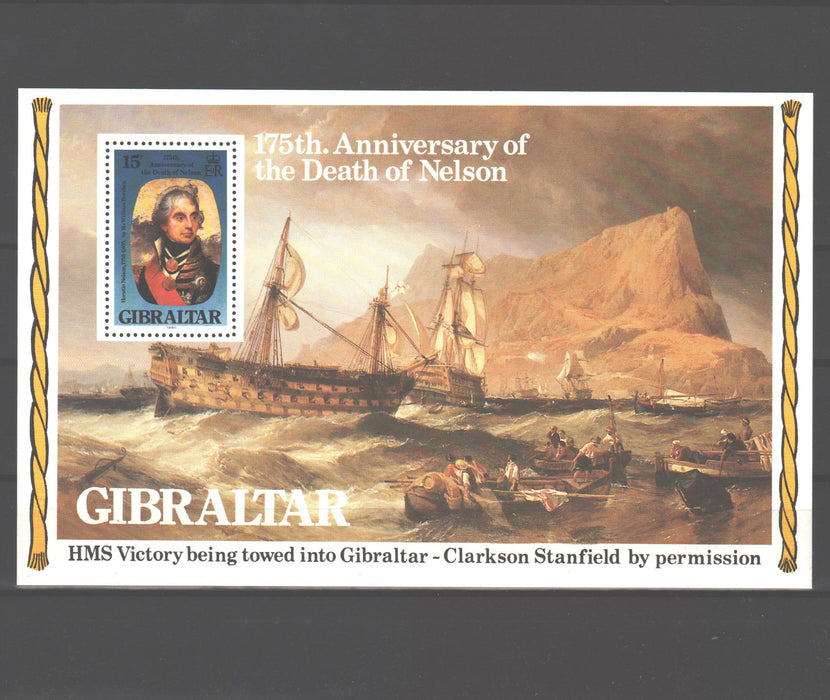 Gibraltar 1980 Lord Nelson cv. 1.00$ (TIP A)