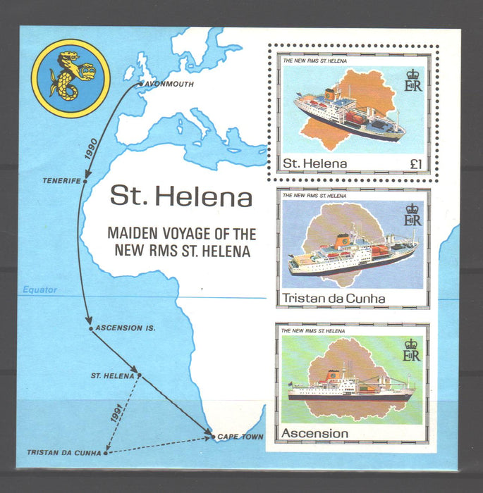 St. Helena 1990 New RMS St. Helena cv. 13.00$ (TIP A)