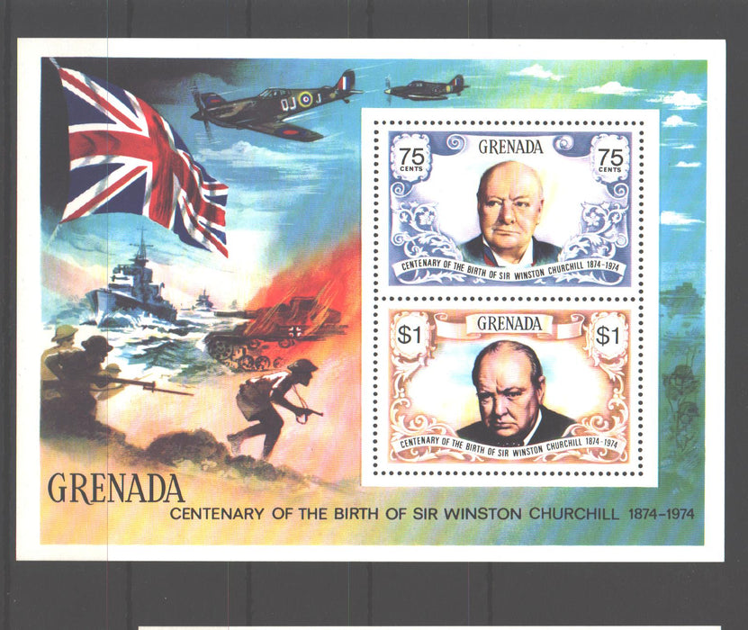 Grenada 1974 Sir Winston Churchill Centenary cv. 1.10$ (TIP A)