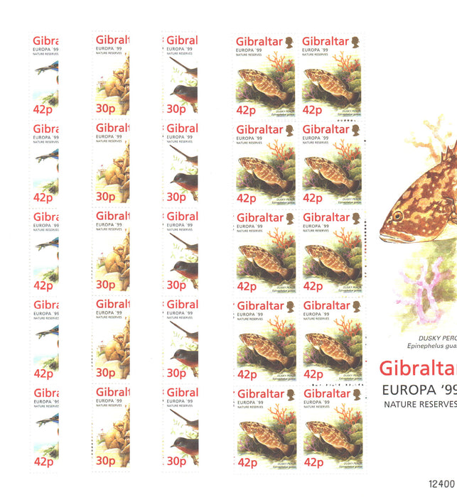 Gibraltar 1999 Nature Reserve EUROPA cv. 75.00$ (TIP C)