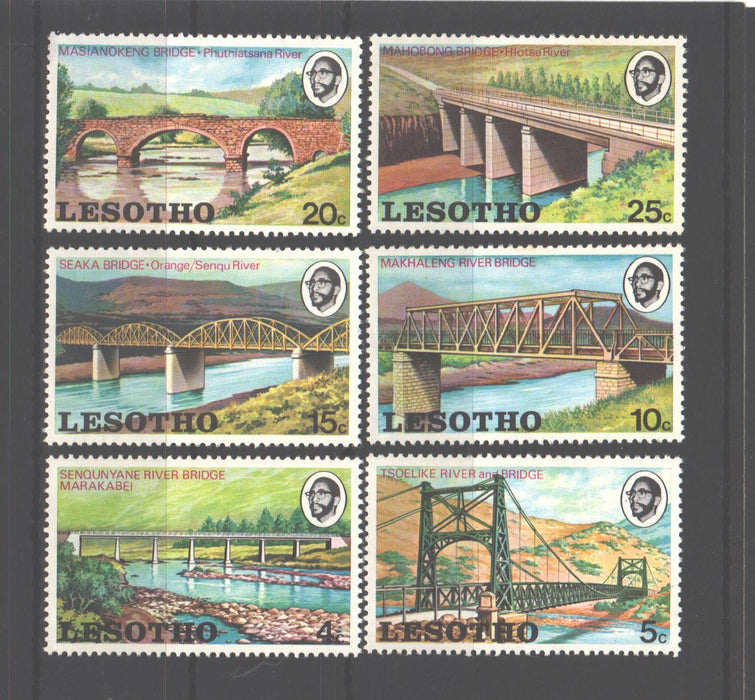 Lesotho 1974 Bridges and Rivers cv. 2.40$ (TIP A)