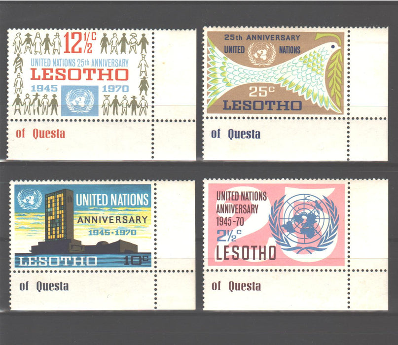 Lesotho 1970 25th Anniversary of UN cv. 1.00$ (TIP A)