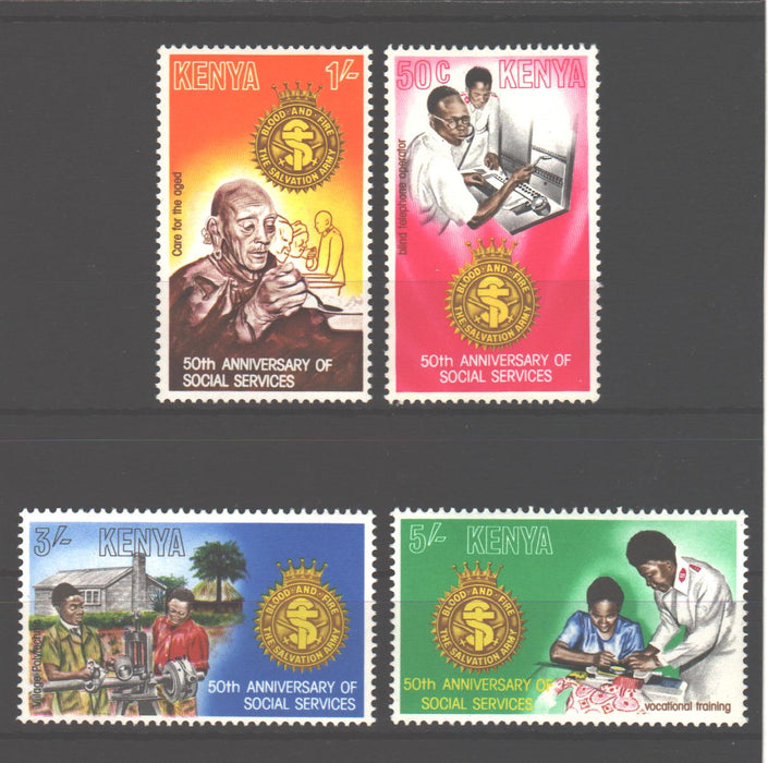 Kenya 1979 Salvation Army Social Services 50th Anniversary cv. 4.55$ (TIP A)