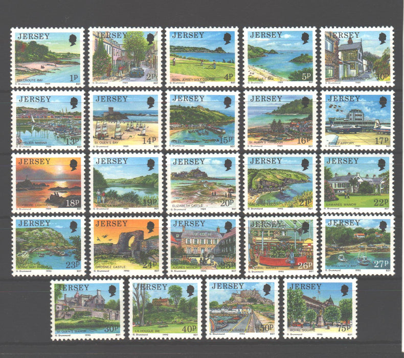 Jersey 1989-95 Scenic Views cv. 18.00$ (TIP A)