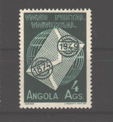 Angola 1949 75th Anniversary of the UPU cv. 18$ (TIP A)