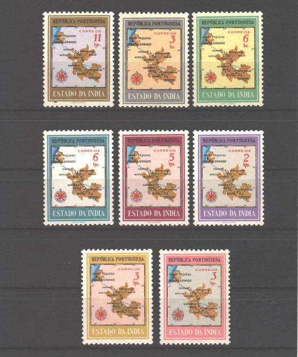 Estado da India 1957 Map and Inscriptions cv. 11.75$ (TIP A)