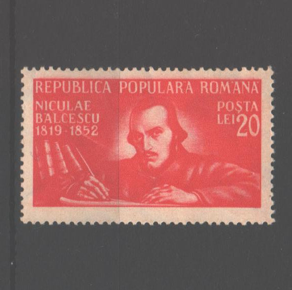 Romania 1948 Nicolae Balcescu (TIP A)