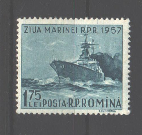 Romania 1957 Ziua marinei (TIP A)