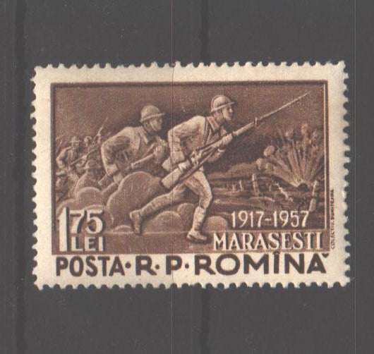 Romania 1957 40 de ani de la batalia de la Marasesti (TIP A)
