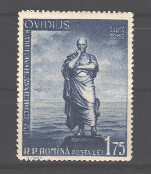 Romania 1957 2000 de ani de la nasterea lui Ovidiu (TIP A)